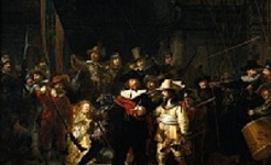 Schilderij van Rembrandt De Nachtwacht, picture from Pixabay